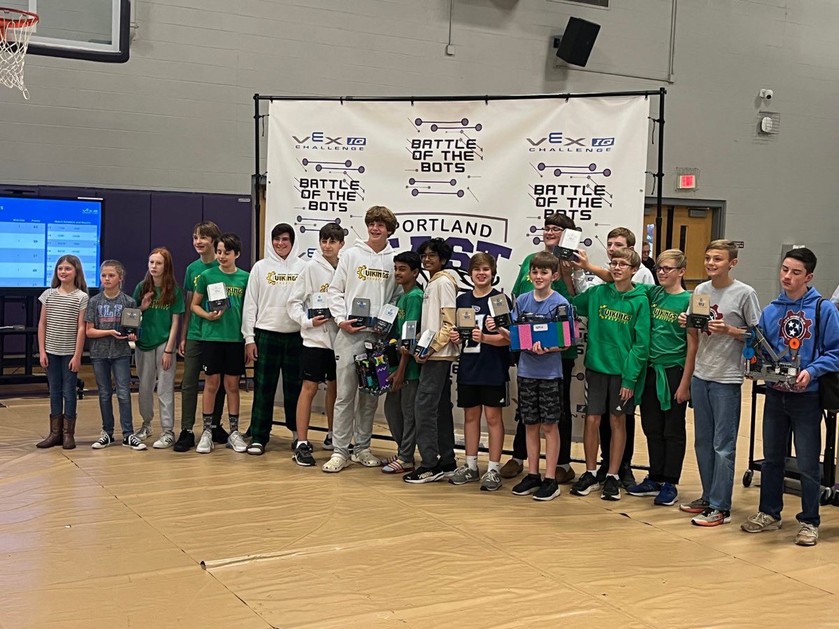 Congrats to 4th graders- Alexandra and Jordan Campbell! They participated in the Battle of the Bots as part of the CouGEARS Robotics Team.  They finished 28 out of 50 middle school students &amp; won the Judges Award!!! Way to go girls! #robotics #ilesteam <a href="/sumnerstem/">@SumnerSTEM @SumnerSTEAM</a> <a href="/theTSIN/">Tennessee STEM Innovation Network</a>