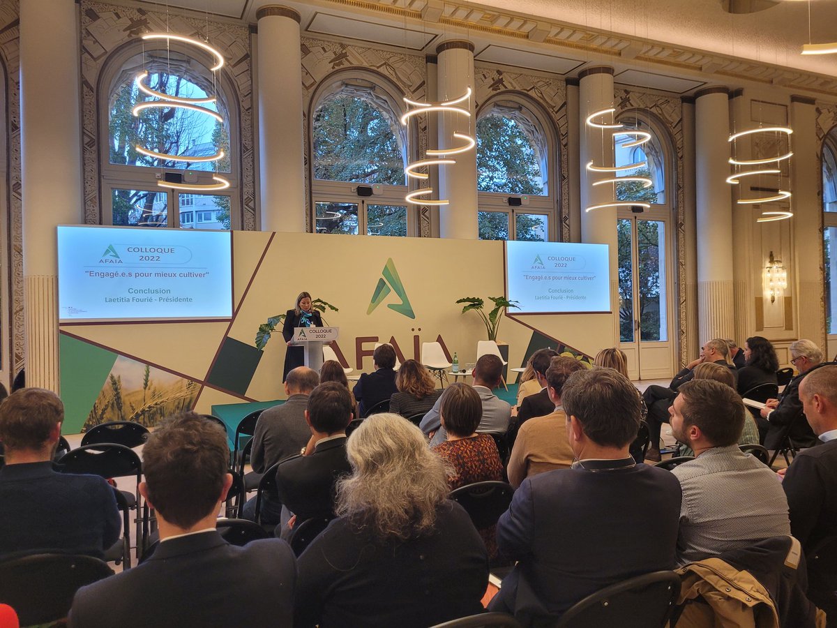 Le mot de la fin de la fin de la présidente d'<a href="/afaia_fr/">AFAIA</a> <a href="/LaetitiaFourie3/">Laetitia Fourie</a> : "le syndicat est là pour défendre un intérêt collectif : #harmonisation des pratiques, de la #réglementation, de la qualité ; mais aussi la normalisation et la #formation."

#ColloqueAFAIA22