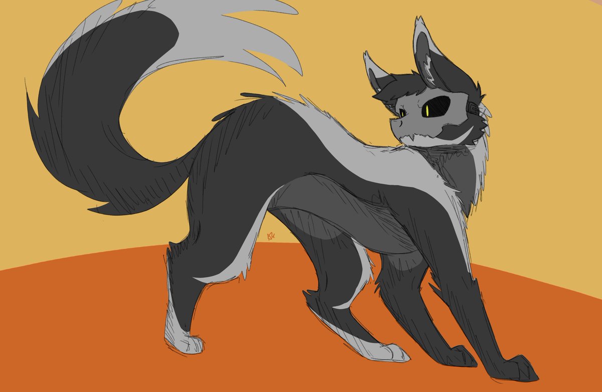 Sketchy cat! 
I love sketchy, i love cats! Very gud combo