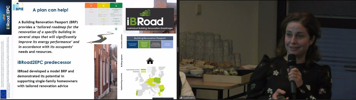 iBRoad2EPC (follow-up to iBRoad project) (@h2020ibroad2epc) on Twitter photo 🔴 LIVE NOW: <a href="/vivian_dorizas/">Vivian Dorizas</a> from <a href="/BPIE_eu/">BPIE Buildings EU</a>
is representing <a href="/H2020iBRoad2EPC/">iBRoad2EPC (follow-up to iBRoad project)</a> at the
<a href="/QualDeEPC/">QualDeEPC 🏡</a> project final #Conference under Panel discussion 2!
#deep #renovation #buildings #energy #performance #certificates #EPC 🔴 LIVE NOW: <a href="/vivian_dorizas/">Vivian Dorizas</a> from <a href="/BPIE_eu/">BPIE Buildings EU</a>
is representing <a href="/H2020iBRoad2EPC/">iBRoad2EPC (follow-up to iBRoad project)</a> at the
<a href="/QualDeEPC/">QualDeEPC 🏡</a> project final #Conference under Panel discussion 2!
#deep #renovation #buildings #energy #performance #certificates #EPC