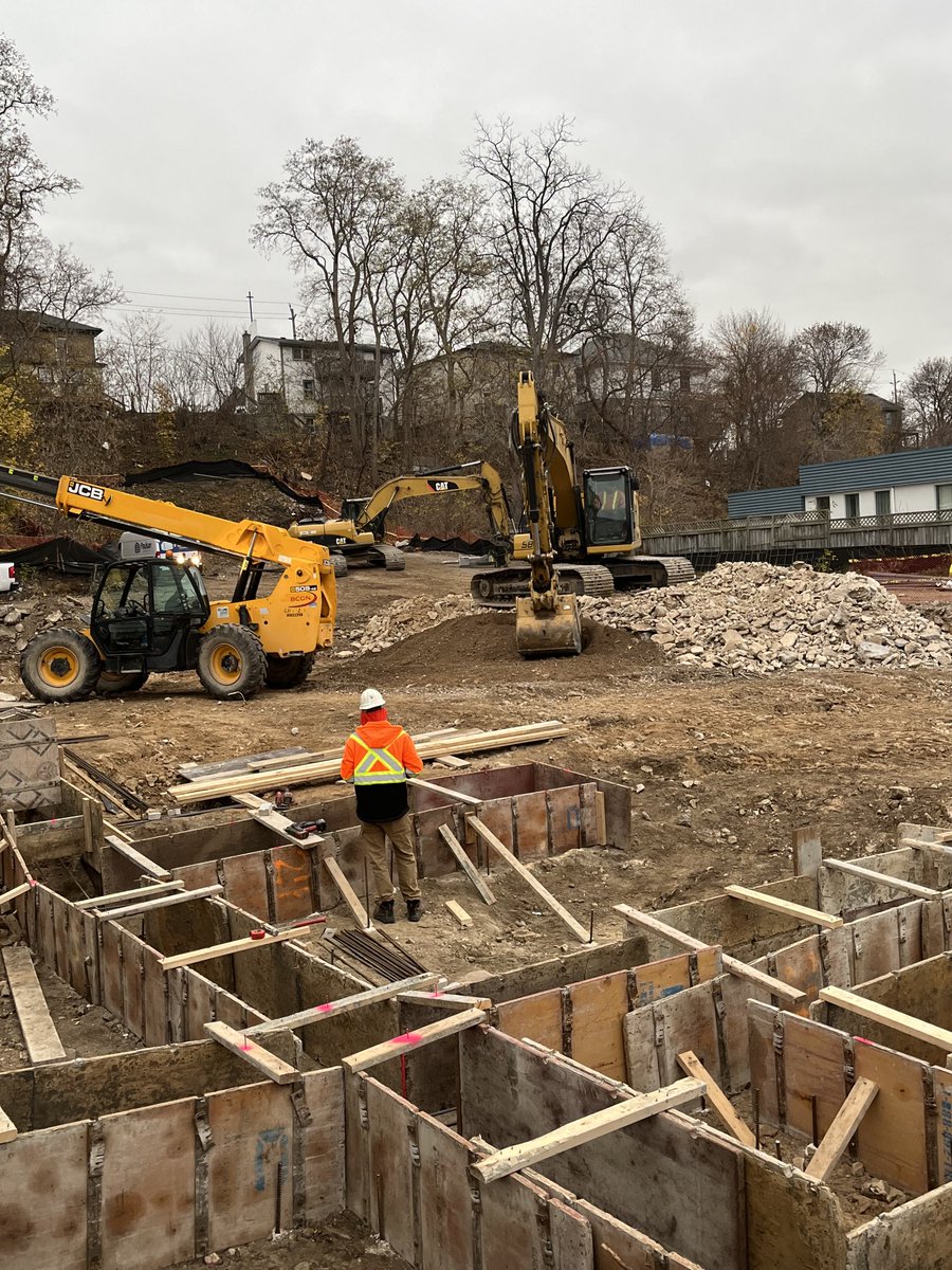 Site of the K-W Wigwam #affordablehousing project in #Cbridge.  Getting underway through the generous support of the Lyle S. Hallman Foundation.  30 much needed affordable units. A bit of bedrock is just one more hurdle to overcome! #wrawesome
