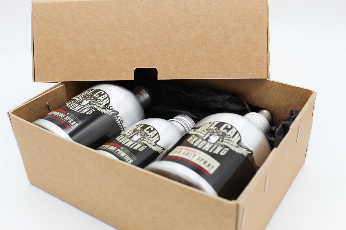 New kraft boxes for <a href="/oilcangrooming/">Oil Can Grooming</a> Benchmark Styling Range of Barbershop products.

#packaging #sustainable #boxes