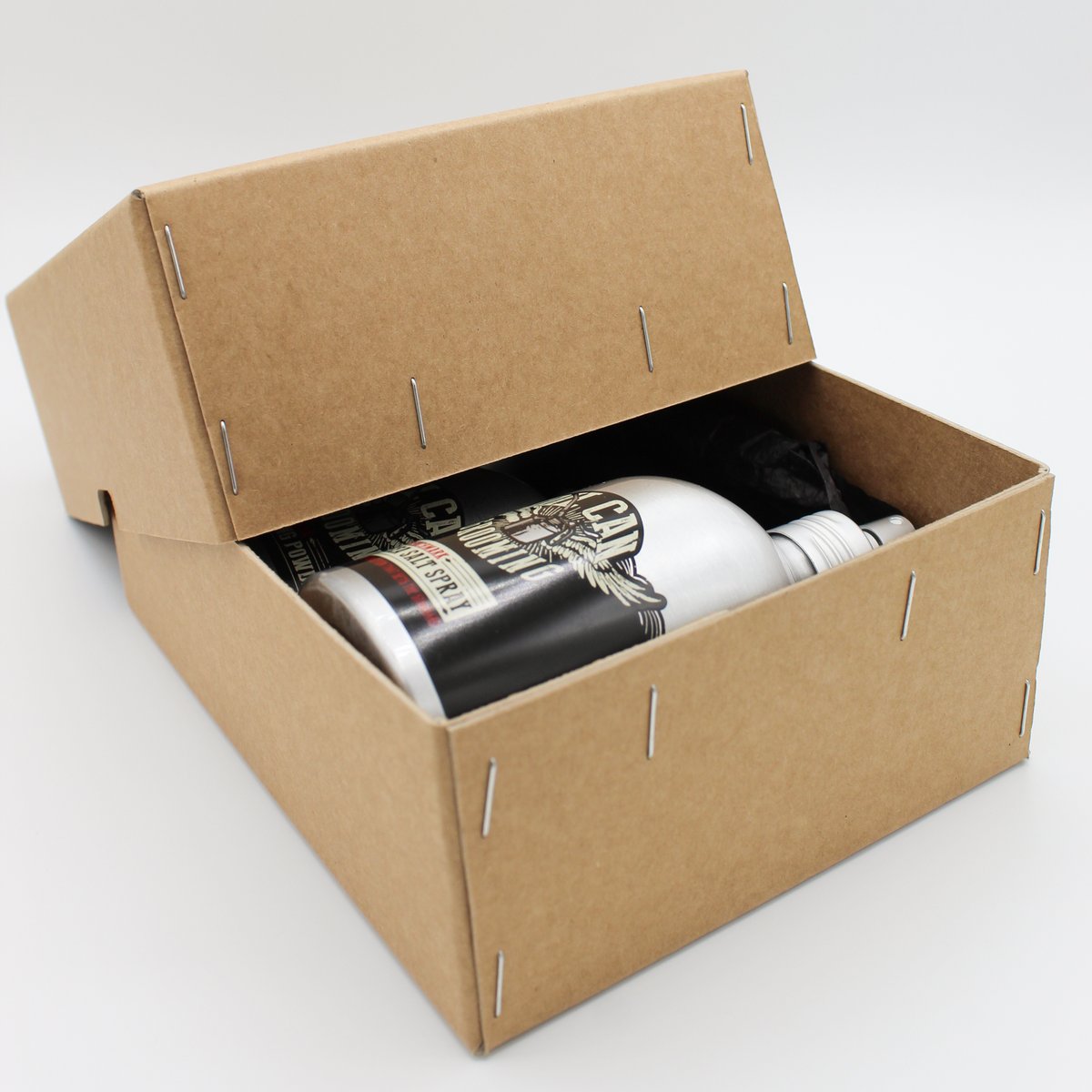 Stitchedboxes's tweet photo. New kraft boxes for @oilcangrooming Benchmark Styling Range of Barbershop products.

#packaging #sustainable #boxes https://t.co/aKSOMhZYxB
