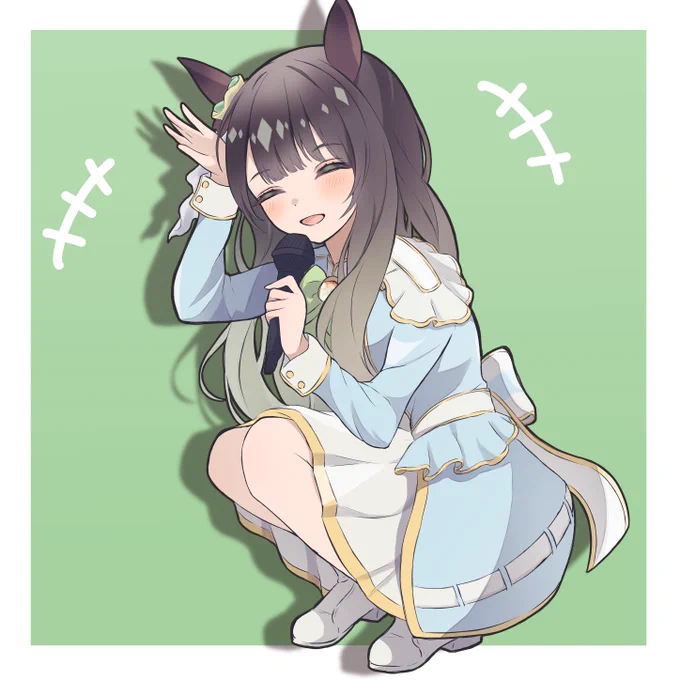#ウマ娘4th のトレセン体操楽しかった〜〜〜っていう立花日菜さんの絵ですうまぴょいうまぴょい 