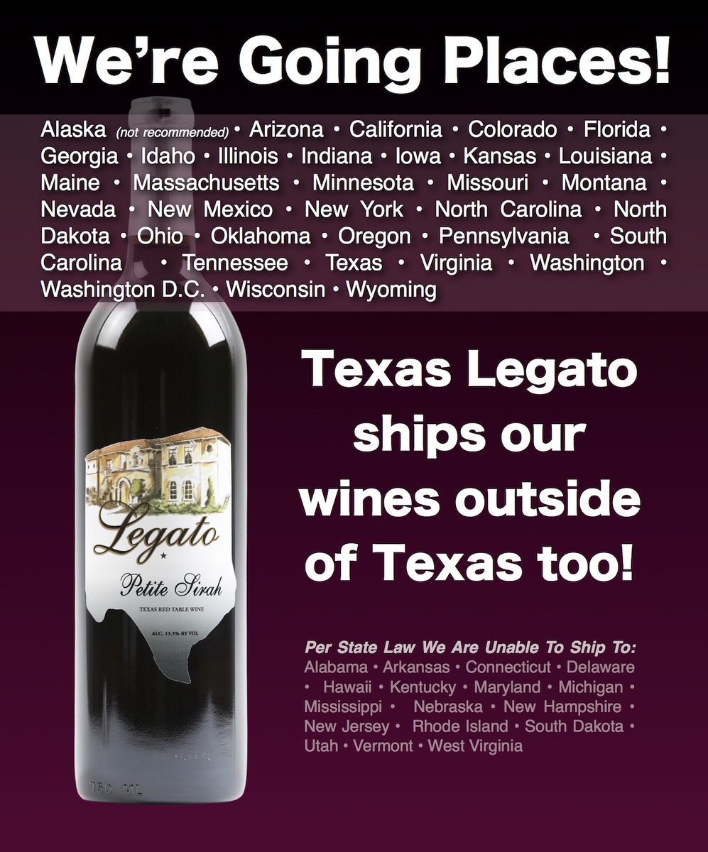 🍁🎄🎉  It's time to pick up your holiday wine at TXL! ~ Buy for Thanksgiving, Christmas, &amp; New Years Eve in our tasting room Th-M, Noon-6pm Su 'til 5pm. ~ It's also time to order online for Christmas/NYE. Wine makes GREAT gifts! texaslegatowinery.net/shop-wines.html
#txwine #Thanksgiving