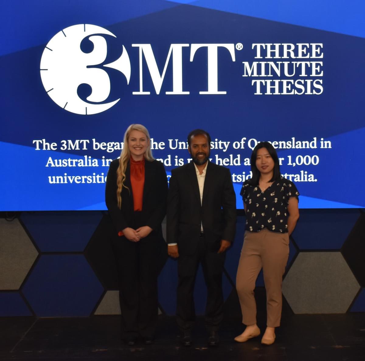 Congrats to Courtney Martin, a master's degree student in Health Promotion, who won first place in the Pre-3-Minute-Thesis (Pre-3MT) track Grad Research Live! at the UK Esports Theater Thursday.