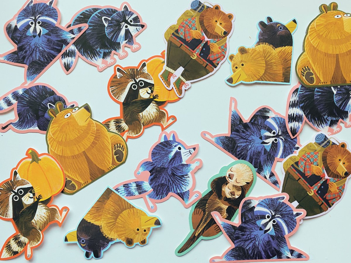 I've reopened my online store here:  heybear.ca ! I have what used to be on my Etsy store (prints, pins, stickers), plus a few original paintings, as well as some of the Christmas ornaments from the sale last year!