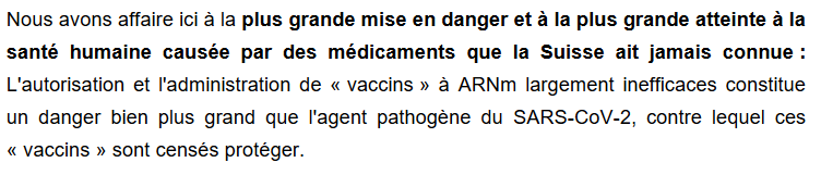 GuBaskerville's tweet photo. Querella criminal contra Swissmedic pels productes ARNm. 

"És l'atemptat més greu contra la salut humana causat per un medicament que ha conegut Suïssa".

El resum executiu pot llegir-se en anglès, francès, italià i alemany. 

https://t.co/62Cf8J84OB https://t.co/MBkVLXZuAD
