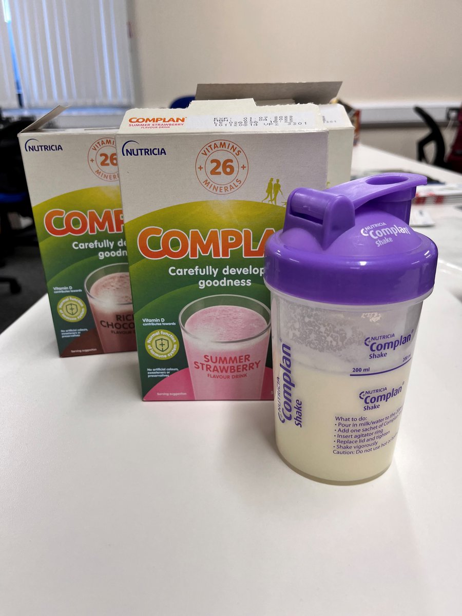 SashTherapies's tweet photo. This week is #StopthePressureWeek and @sashnhs staff are raising awareness of #pressureulcers. Did you see our Dietitians on the wards with the milkshake trolley? Complan is a first line option available on the wards for patients who need extra nutritional support. https://t.co/Yhm1RCQG3B
