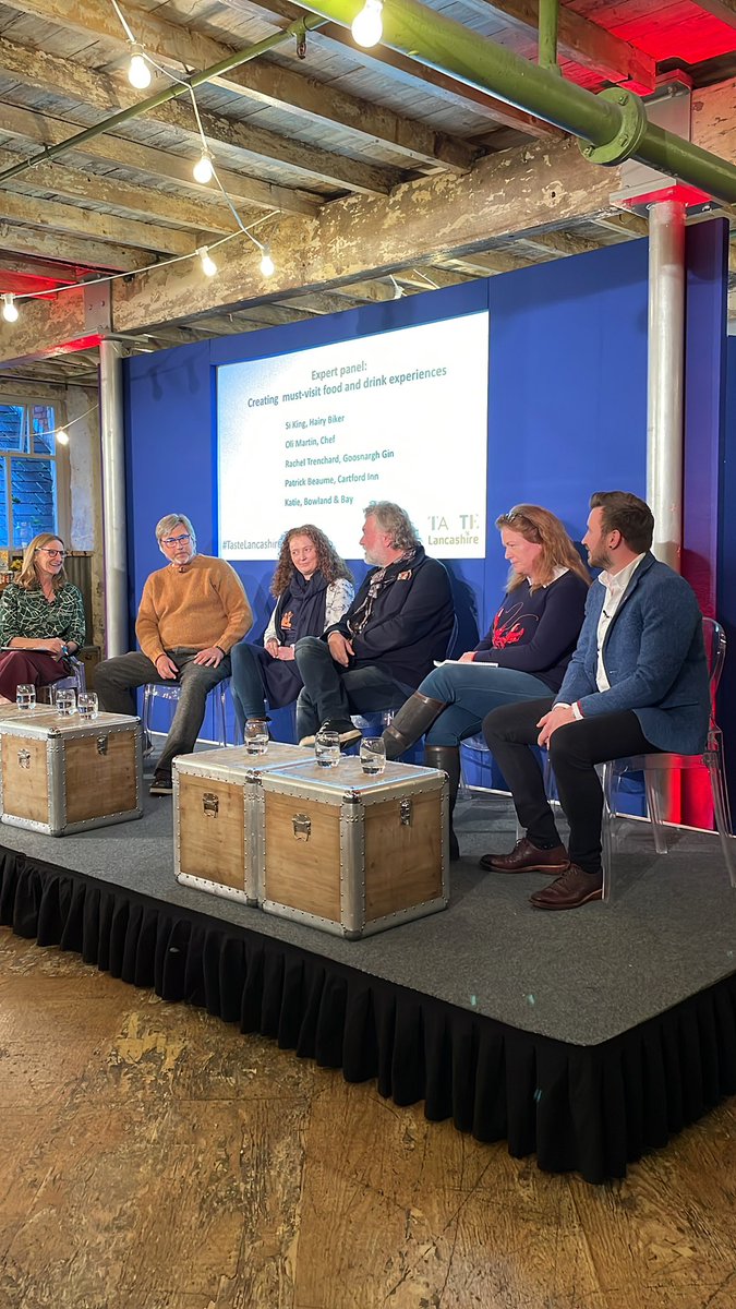 Our final expert panel of the day - creating must visit food and drink experiences #tastelancashire22