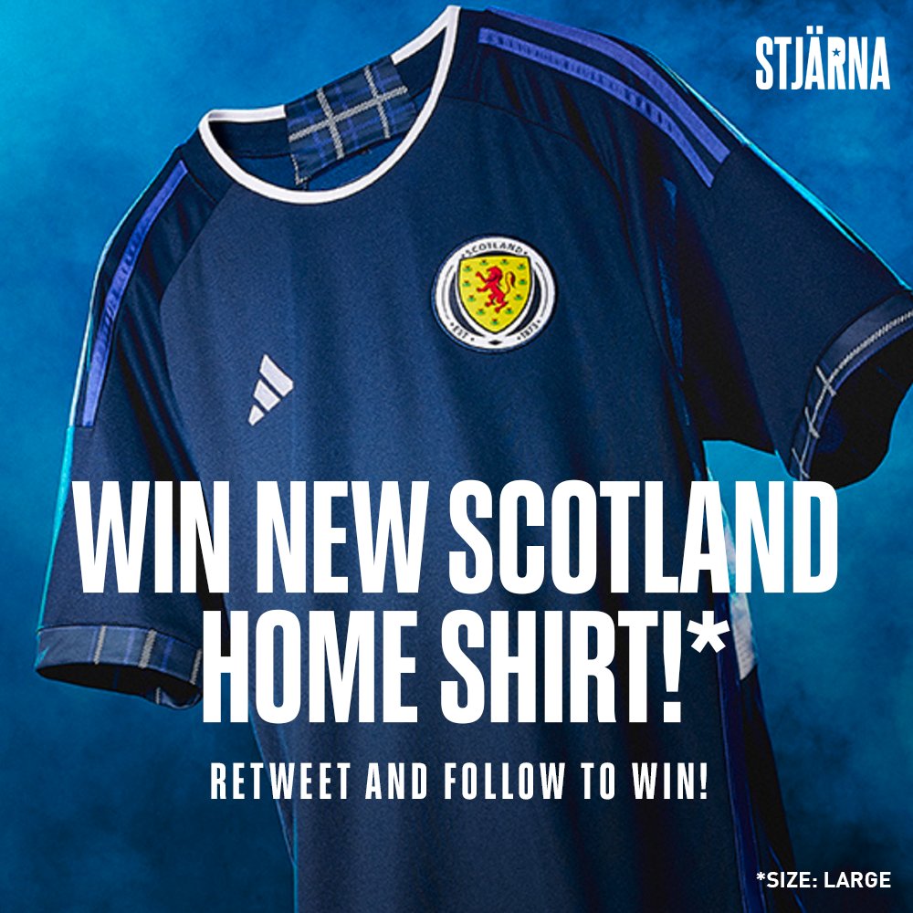 stjarnaapparel's tweet image. 🏴󠁧󠁢󠁳󠁣󠁴󠁿 WIN the new Scotland home shirt - Worth £65!

👉 Retweet
👉 Follow

Closes on Monday 21st November.

Good luck.