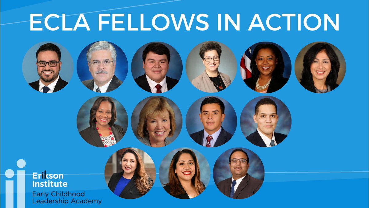 EriksonPolicy's tweet photo. ECLA FELLOWS IN ACTION: Congratulations to all of our Early Childhood Leadership Academy alumni in the legislature who were recently reelected into office.

We are excited to have you as fierce champions for the children and families of Illinois. #ECLAFellowsInOffice #FindTheBaby https://t.co/Otl9yrZPVw