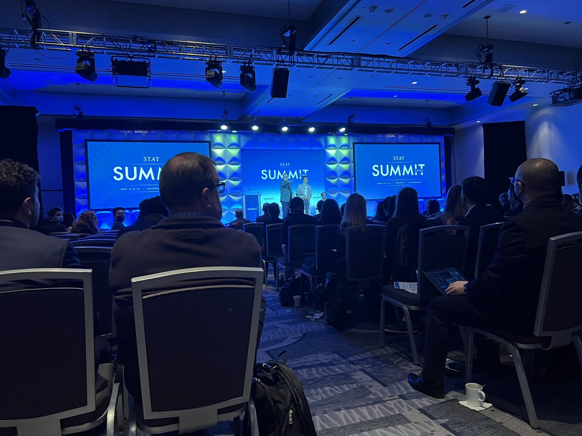 Rick, Matt, and Nick kick-off excellent #STATsummit in Boston with expert sci/med/exec leaders David Liu, Ashish Jha, Michael Caligiouri, and Alondra Nelson <a href="/statnews/">STAT</a>