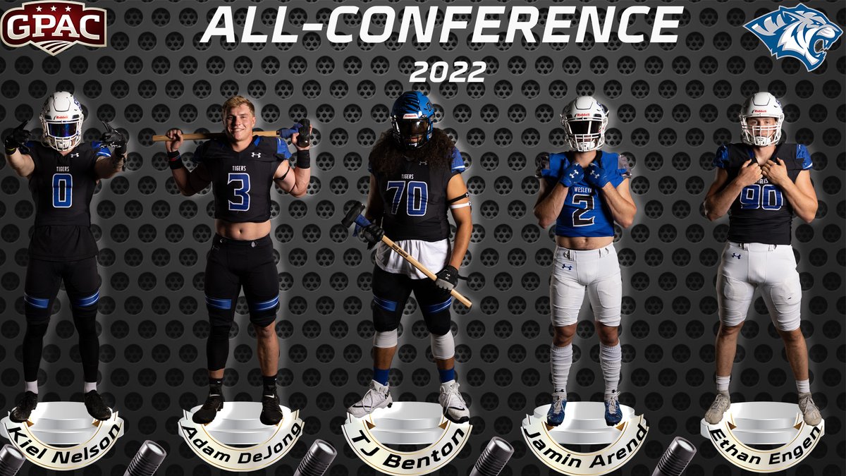 DWU Athletics (@dwusports) on Twitter photo FIVE TIGER FOOTBALL PLAYERS EARN GPAC ALL-CONFERENCE HONORS! <a href="/dwtigerfootball/">DWU Football</a>
#BleedBlue | #EarnYourStripes | #RollTige
dwuathletics.com/sports/fball/2… FIVE TIGER FOOTBALL PLAYERS EARN GPAC ALL-CONFERENCE HONORS! <a href="/dwtigerfootball/">DWU Football</a>
#BleedBlue | #EarnYourStripes | #RollTige
dwuathletics.com/sports/fball/2…