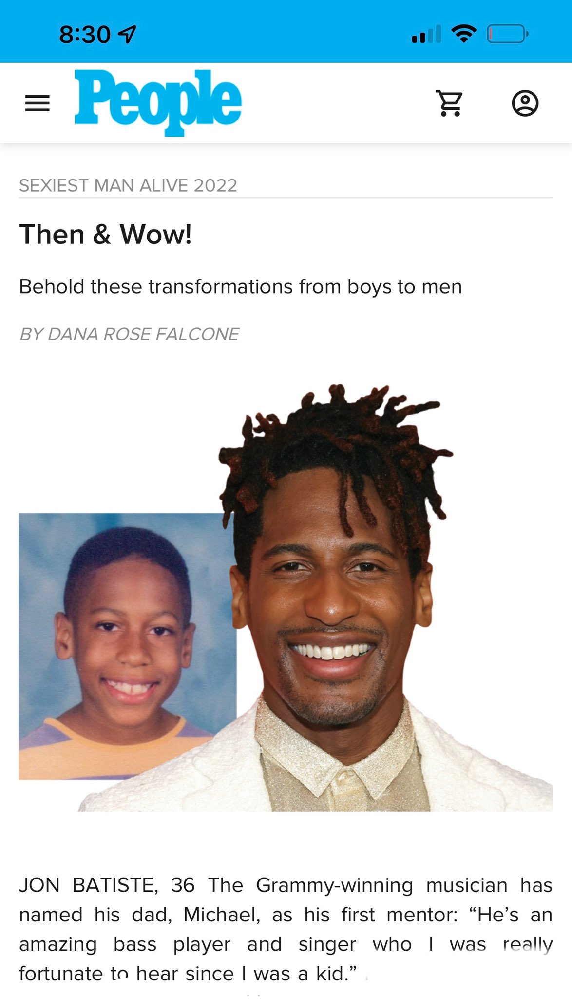 jon batiste on X: "Ok @people recognizing me as one of the sexiest men  alive 😛😁 https://t.co/djH4TBerSQ" / X