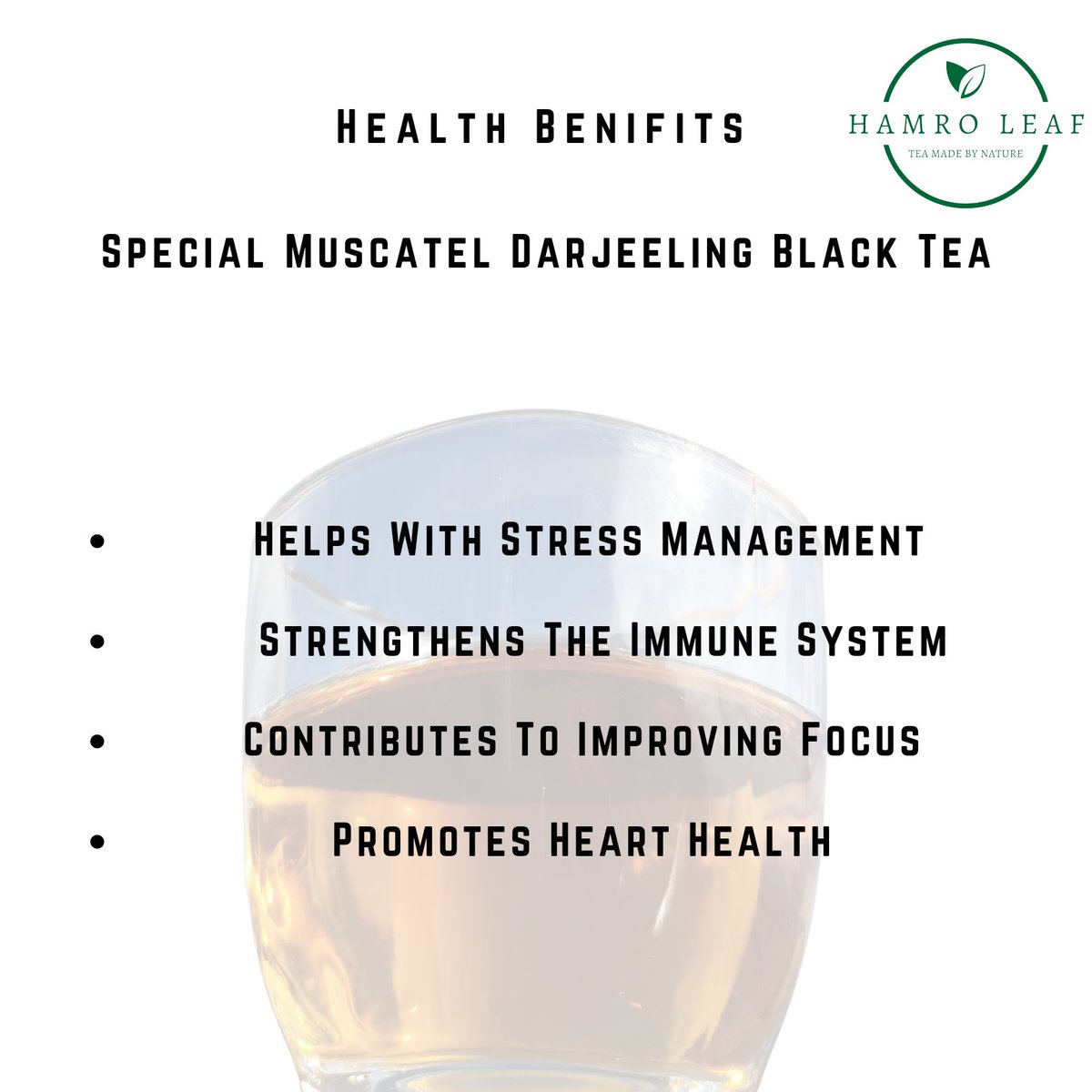 HamroLeaf's tweet photo. Every day, we're making a conscious effort to be healthier. We're drinking more tea, and drinking it more often.This is why we've started selling the world's most popular black tea - because the benefits are endless.
What are you doing for your health today?
#proudlysmallbusiness https://t.co/0baRxw12T4