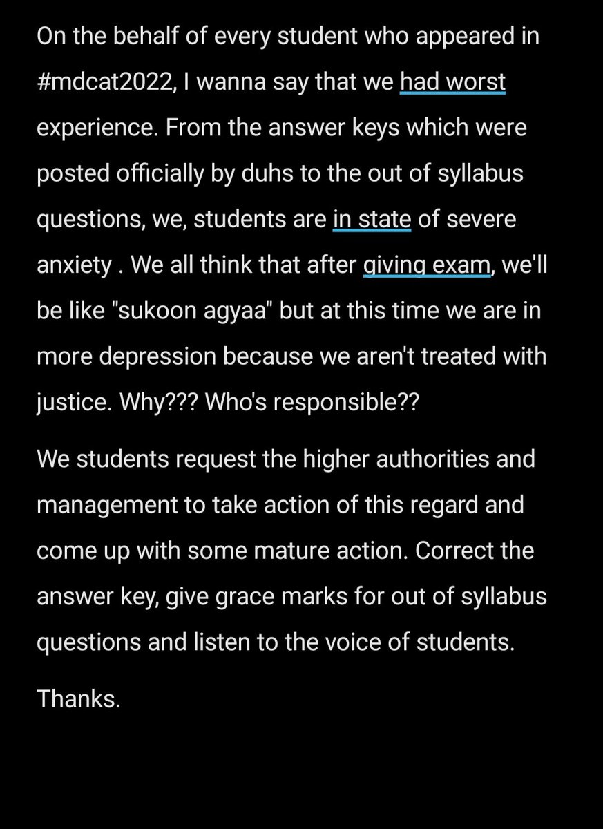HudaFaisal_00's tweet photo. #Pathetic_MDCAT
#mdcat2022
We want grace marks.
It's not to just get trending label, we want the authorities to take action.
@pmcofficial
@DowUniversity https://t.co/erX1b5N9JL