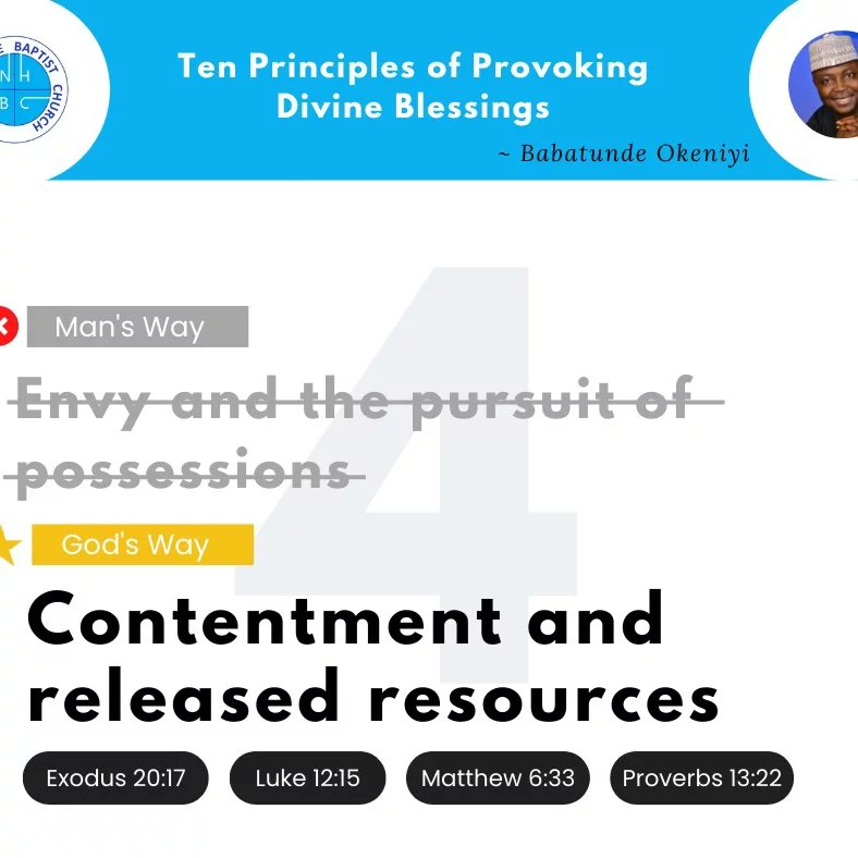 NHBCHQ's tweet photo. Learn the 10 ways to provoke God's blessings.

Teaching by our amiable guest on Sunday.

Visit our #YouTube page to learn more.

#teachings #NHBCHQ #sermon #SundayWorshipService #provokingGodsblessings https://t.co/2d9STIz6Q1