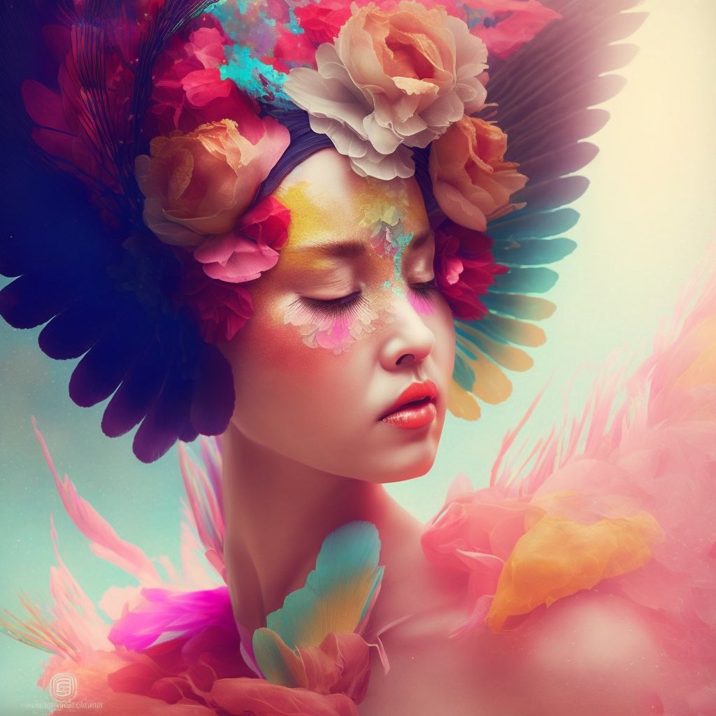 painters_touch's tweet photo. πΊ #midjourneyV4 #midjourney #aiart #aiartcommunity #aiartwork #aiweeklychallenge #angel #flowers #colorful https://t.co/ZLMHpMkGft