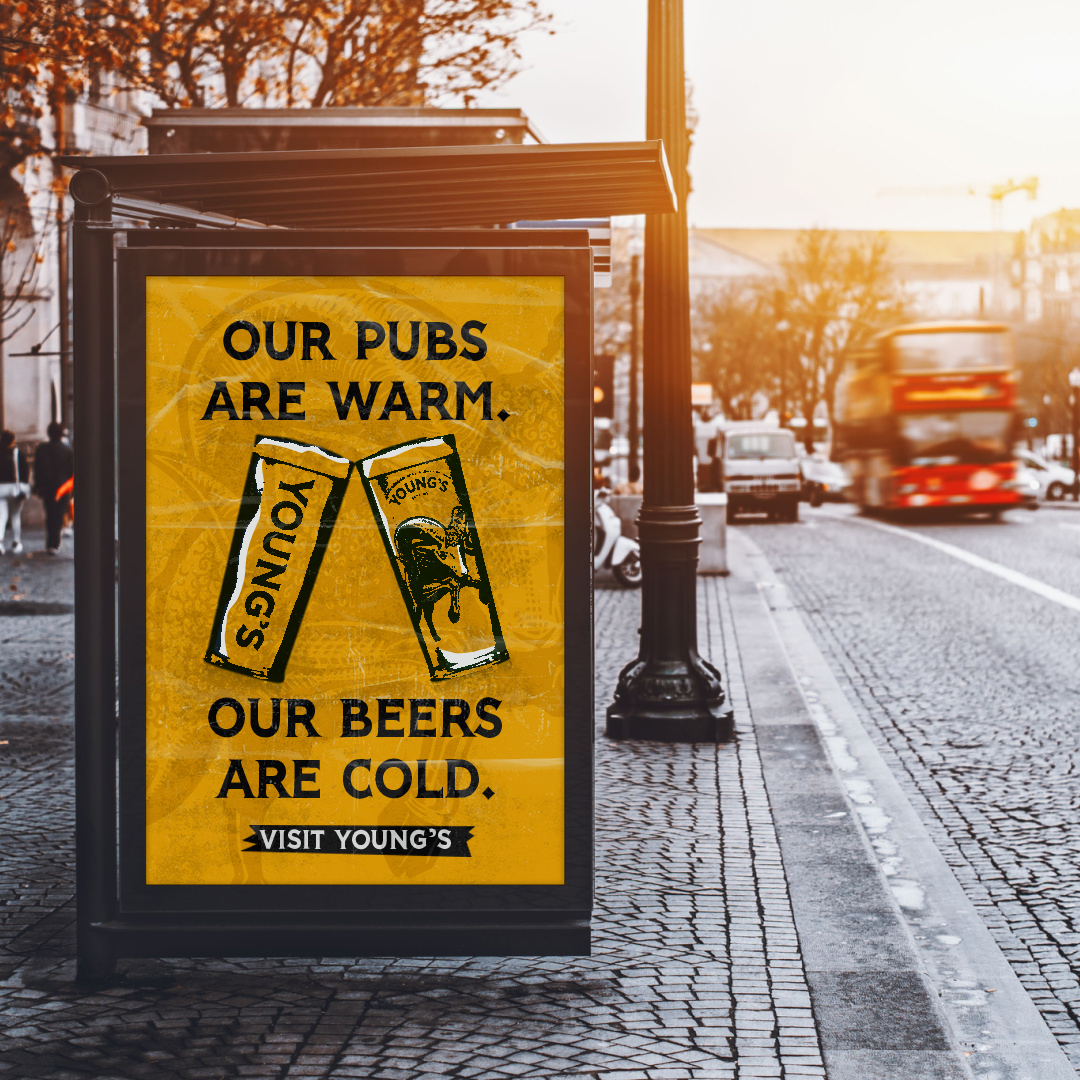 Hear that? It's the sound of a warm Young's pub calling you in for a crisp pint of beer. It would be rude not to.