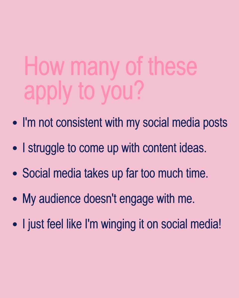 A simple social media strategy can help! It will stop the overwhelm, save you time and help you to post consistently.

We've made it really easy to create a Social Media Strategy with our 21 page workbook, 4 live sessions  and a 30 minute 1:1 session

socialmums.uk/social-media-s…