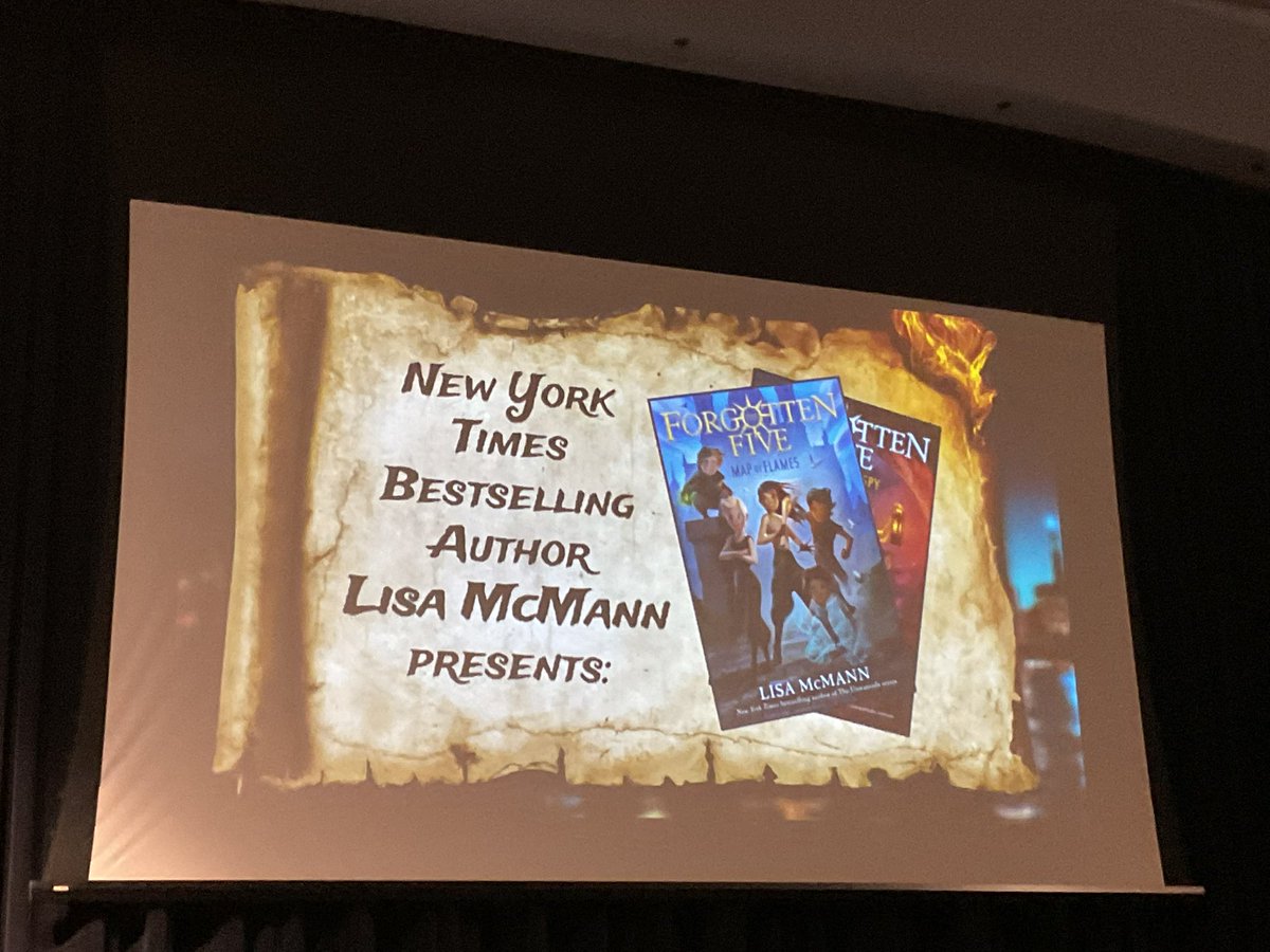 TriciaDewinter's tweet photo. The WONDERFUL @lisa_mcmann is here! We CANNOT wait to read #TheForgottenFive after hearing about the unique characters and irresistible plot! https://t.co/T5XF9IUnEq
