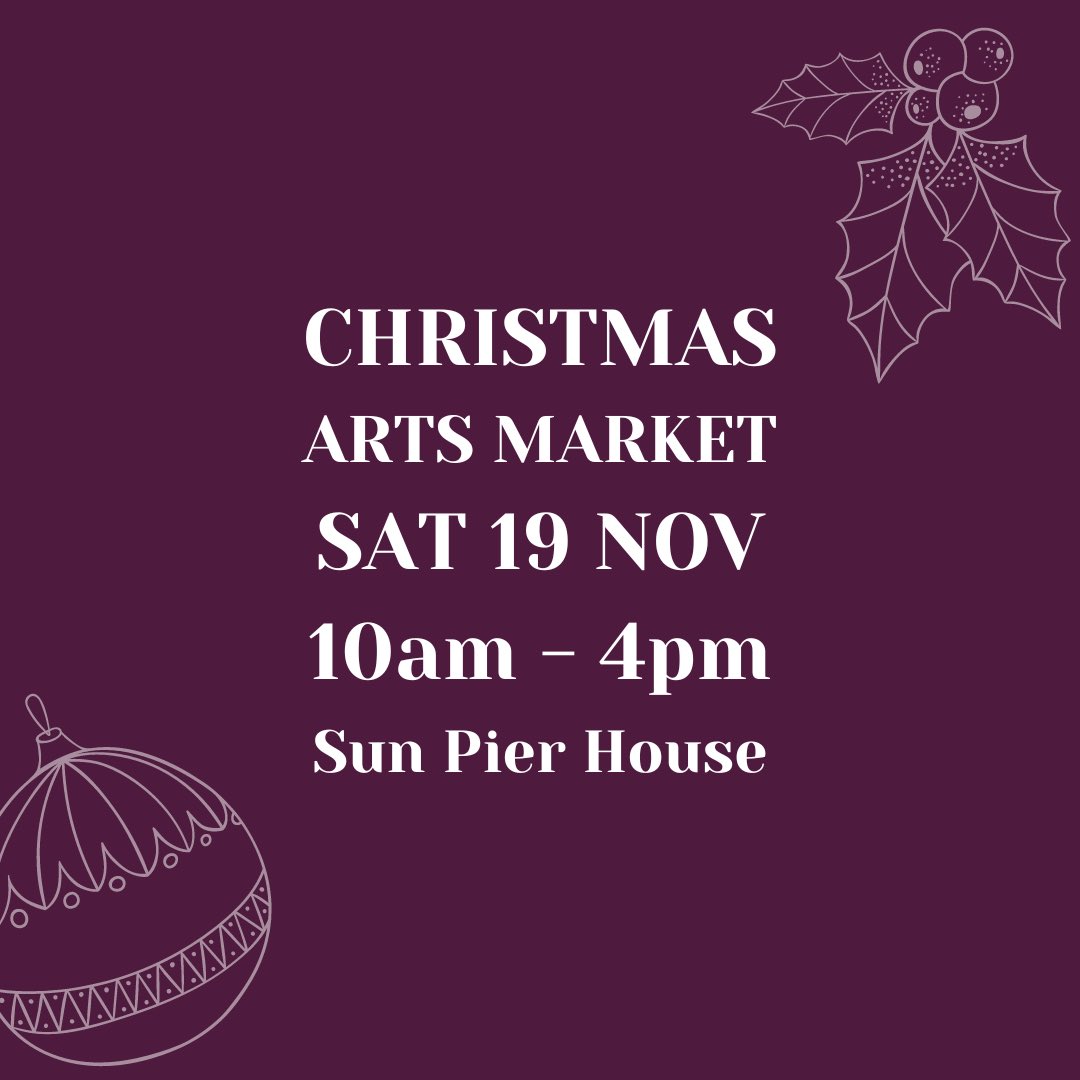 I’ll be at <a href="/SunPierHouse/">Sun Pier House</a> Christmas Market this Saturday. I’ll have pins, key rings, prints and more :-)