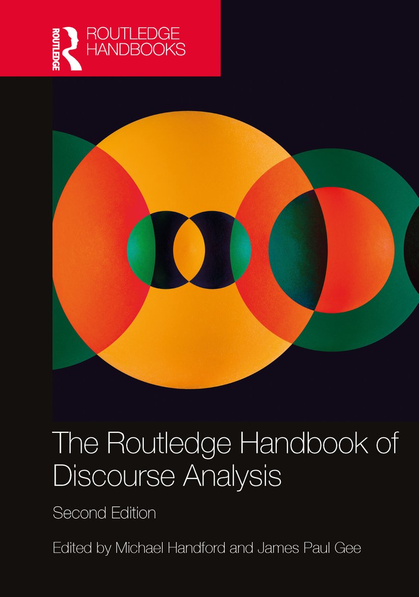 Talitha Duncan-Todd (@talitha_dtodd) on Twitter photo The Second Edition of The Routledge Handbook of Discourse Analysis edited by Michael Handford and James Paul Gee has gone into production! Includes nine new chapters on digital communication, public policy, and political discourse. Coming April 2023 <a href="/RoutledgeLing/">RoutledgeLinguistics</a> <a href="/LSemlyen/">Louisa Semlyen</a> The Second Edition of The Routledge Handbook of Discourse Analysis edited by Michael Handford and James Paul Gee has gone into production! Includes nine new chapters on digital communication, public policy, and political discourse. Coming April 2023 <a href="/RoutledgeLing/">RoutledgeLinguistics</a> <a href="/LSemlyen/">Louisa Semlyen</a>