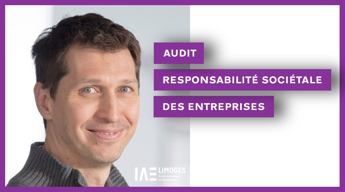 IAE Limoges (@iae_limoges) on Twitter photo #Publication | 🗞 Christophe GODOWSKI, professeur à l'<a href="/iae_limoges/">IAE Limoges</a>, vient de co-publier un article sous forme de retour d’expérience de plusieurs auditeurs sur les enjeux et défis de l’audit RSE. Un article à consulter ici 👉 ow.ly/Mg4H50LEQyo 🗞
<a href="/IAEFRANCE/">IAE FRANCE</a>, @unilim #Publication | 🗞 Christophe GODOWSKI, professeur à l'<a href="/iae_limoges/">IAE Limoges</a>, vient de co-publier un article sous forme de retour d’expérience de plusieurs auditeurs sur les enjeux et défis de l’audit RSE. Un article à consulter ici 👉 ow.ly/Mg4H50LEQyo 🗞
<a href="/IAEFRANCE/">IAE FRANCE</a>, @unilim