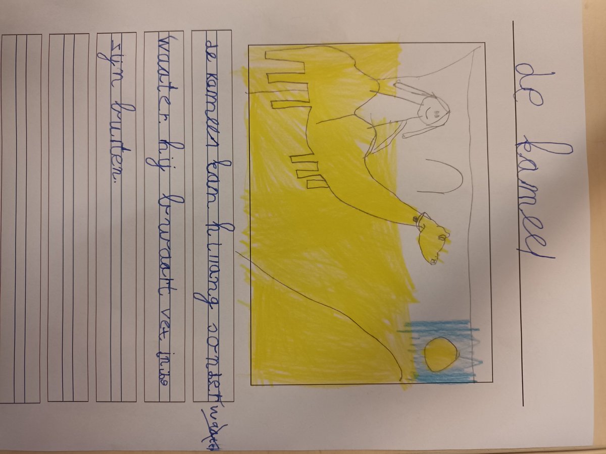 In het nieuwe thema reizen we met groep 3 de wereld rond. Onze eerste stop: de woestijn. Middels meerdere lessen/teksten en verschillende verwerkingsvormen is er al veel geleerd.