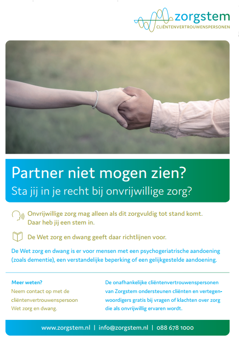 Zorgstem cliëntenvertrouwenspersonen (CVP Wzd) tweet media