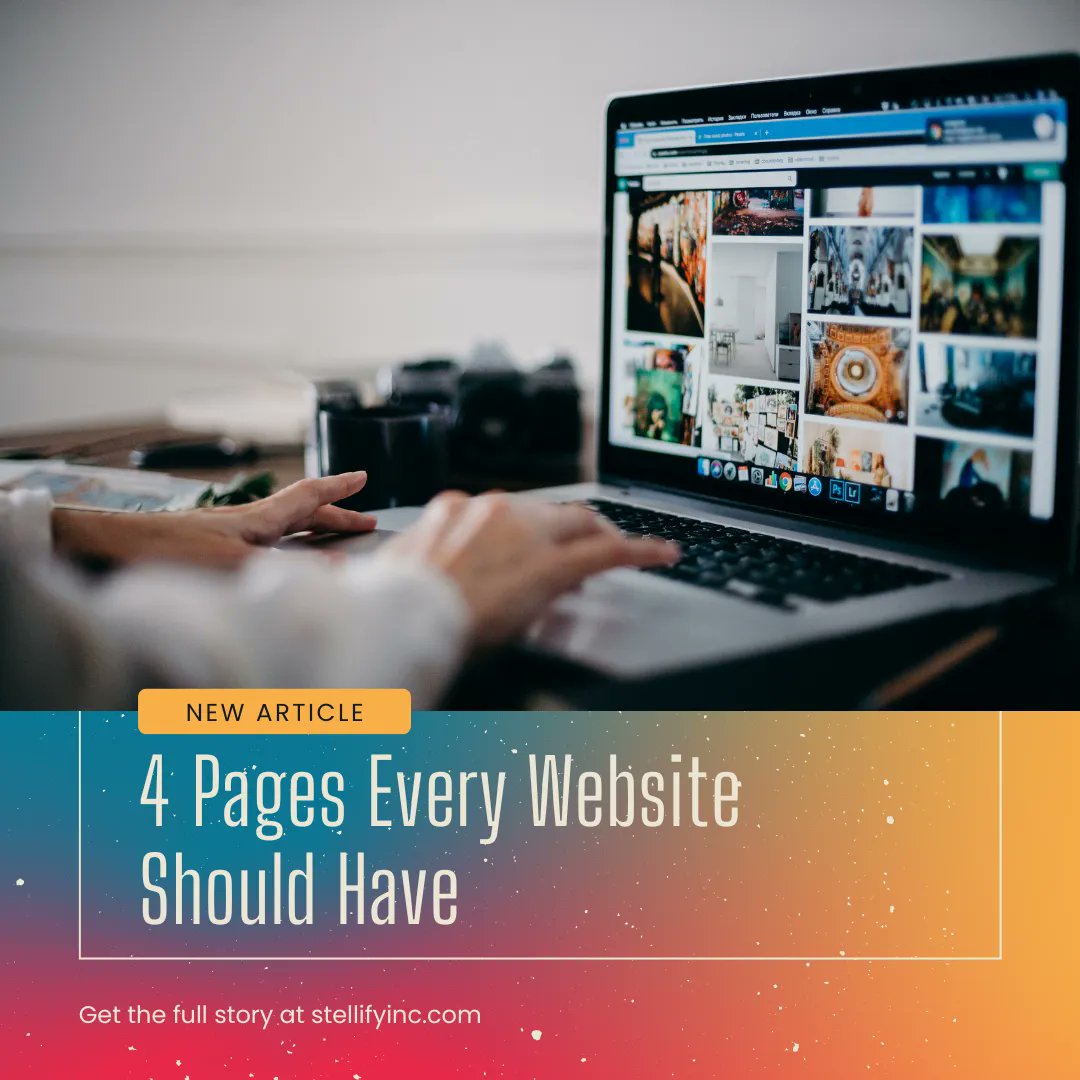 Stellify_Inc's tweet photo. Your website is the customers’ first stop in getting to know you.
Check our latest blog to find out the 4 pages your website should have.
https://t.co/afDQFW4AXC
#stellify #website #digitalmarketing #digitalmarketingagency #socialmediamarketing #socialmediamarketingagency https://t.co/dn5pvBt9rx