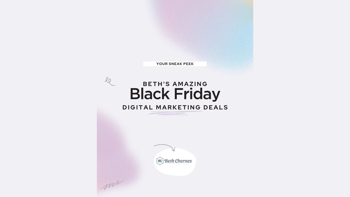 bethchernes's tweet photo. Hot off the presses....🔥 🔥 🔥  

Black Friday Digital Marketing Deals Catalog!

No pressure, the sale doesn't start until Nov 25.

👇  Click below to check it out.👇

#freelancewriter #contentmarketing #smallbusiness  #entrepreneur

https://t.co/y3RJvcikvz https://t.co/OOViOOsZyB