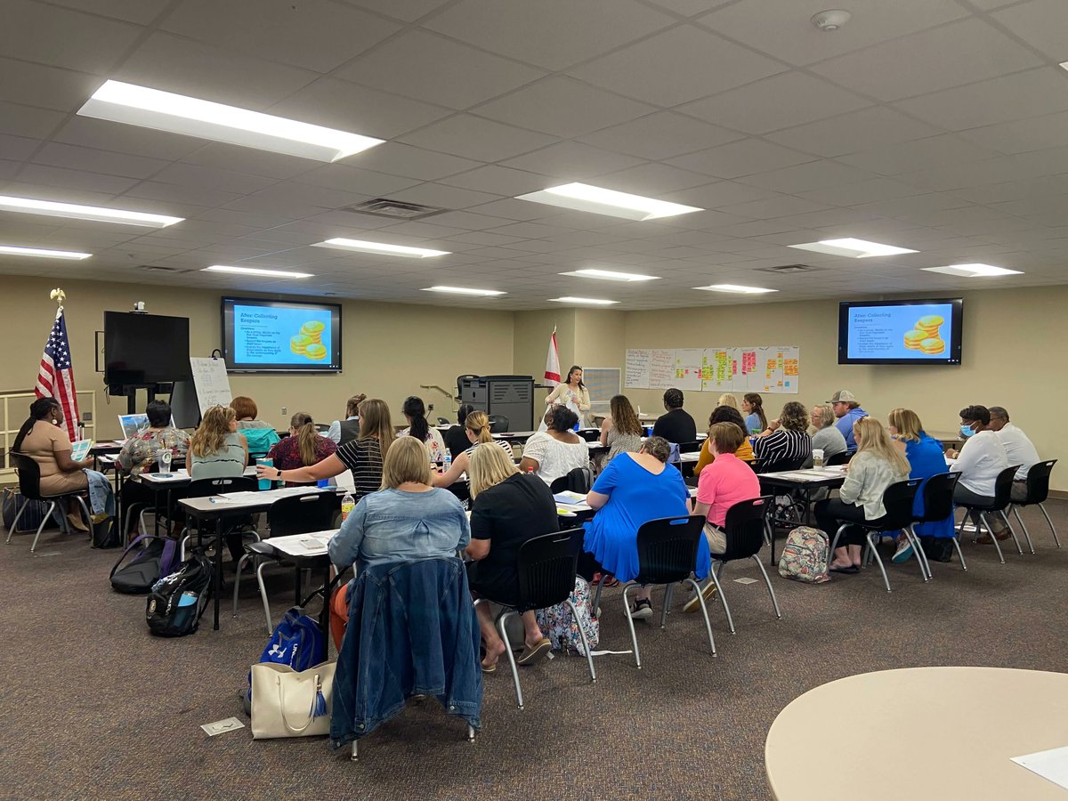 K1Education's tweet photo. Brain research, engagement, and formative assessment: Oh, my! #KidsFirst coach Kimberly Tharpe kicked our partnership with Pike County off with a bang! #KidsFirstAlways #TeamPikeCounty #ThePikeCountyWay #BrainResearch #ProductiveStruggle #GiveOneGetOne #WeLoveHattieYesWeDo https://t.co/XyOnmPTn9f