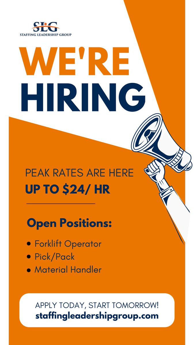 SLG_ODW's tweet photo. Give us a call or text at 614-758-3500 today to schedule an interview. New openings daily! https://t.co/kk0px80xoJ