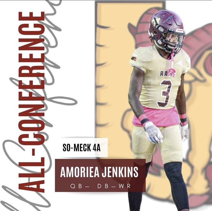 AmorieaJenkins's tweet image. Blessed to get all conference this year ❤️‍🔥