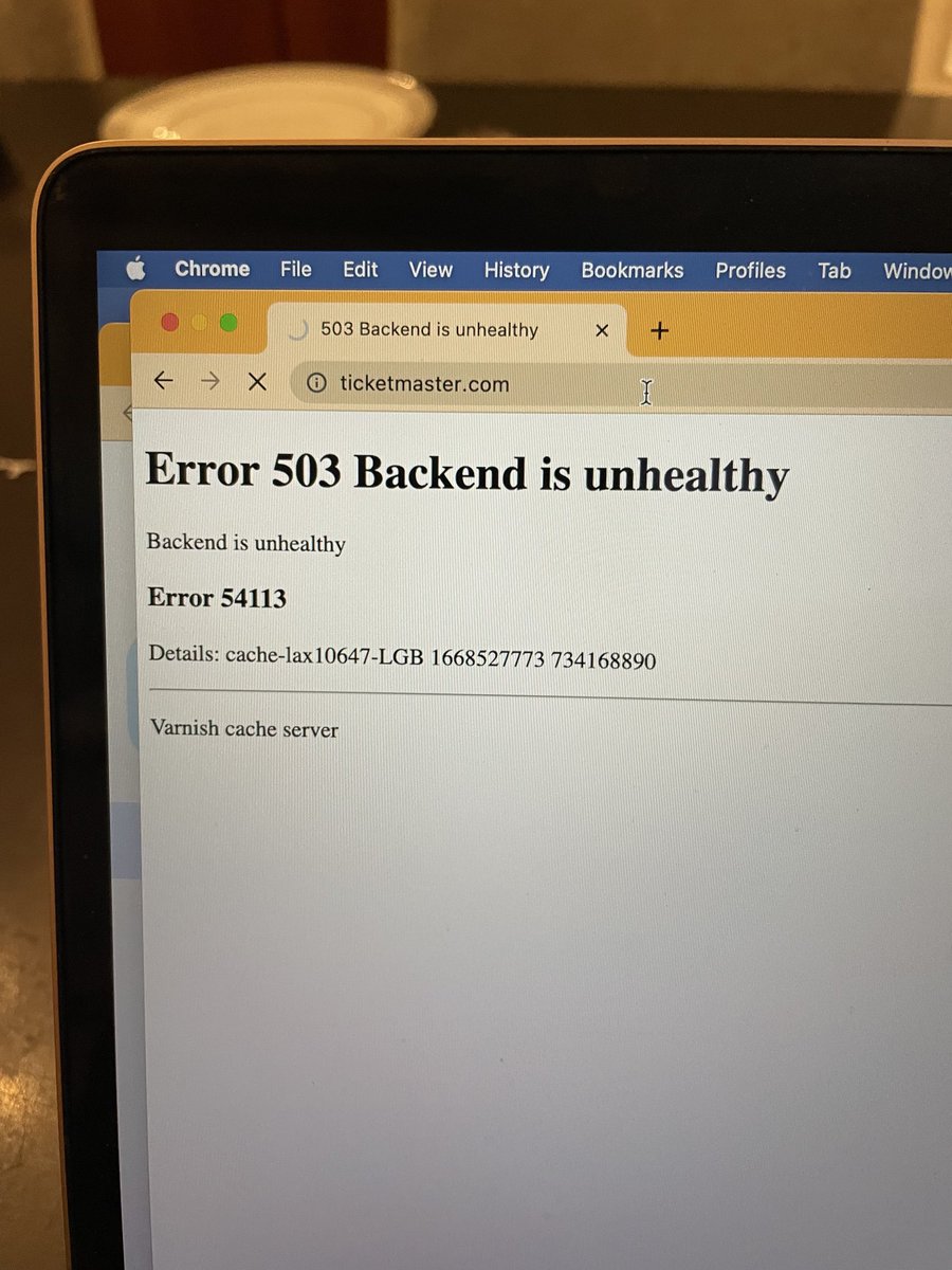 blaster_smith's tweet image. ⁦@Ticketmaster⁩ #spanked