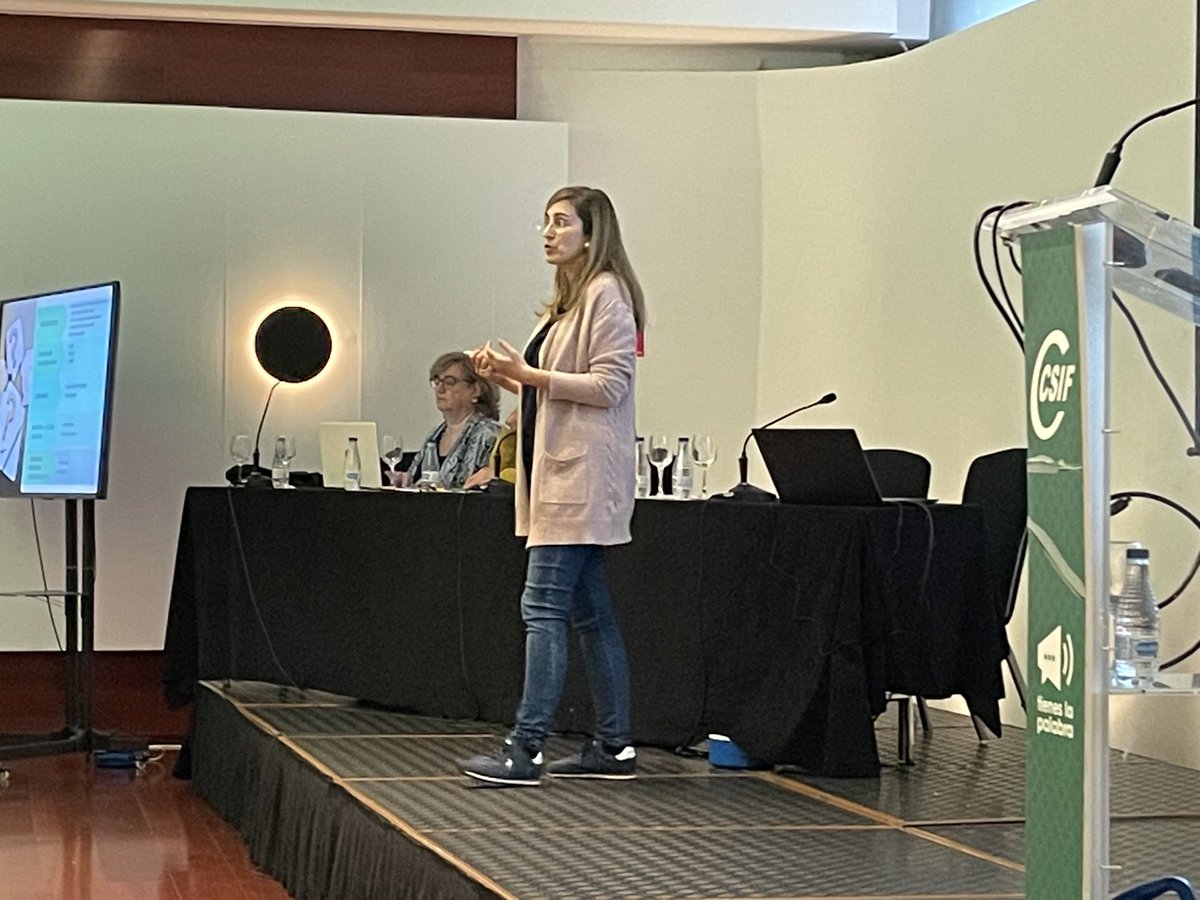 CSIFnacional's tweet image. Eva Fernández, secretaria de Igualdad de #CSIF. Reclamamos el III Plan de Igualdad de la AGE, que lleva 2 años de retraso; protocolo por acoso sexual; movilidad para maltratadas sin merma económica y la figura del Delegado de Igualdad y contra la violencia de género. #25N