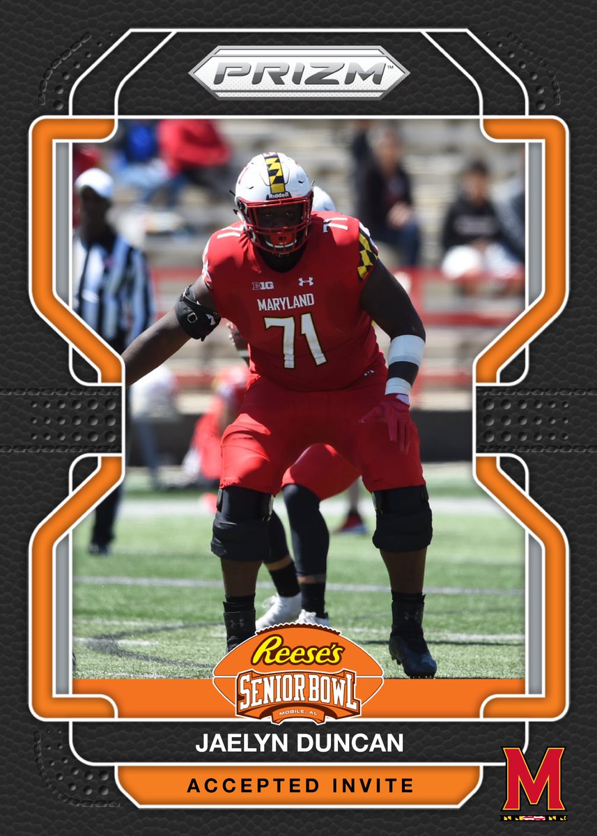 OFFICIAL! OL Jaelyn Duncan @king_jay70 from @TerpsFootball is heading to the 2023 Senior Bowl!!! #TBIA 💪💪💪 #TheDraftStartsInMOBILE™️