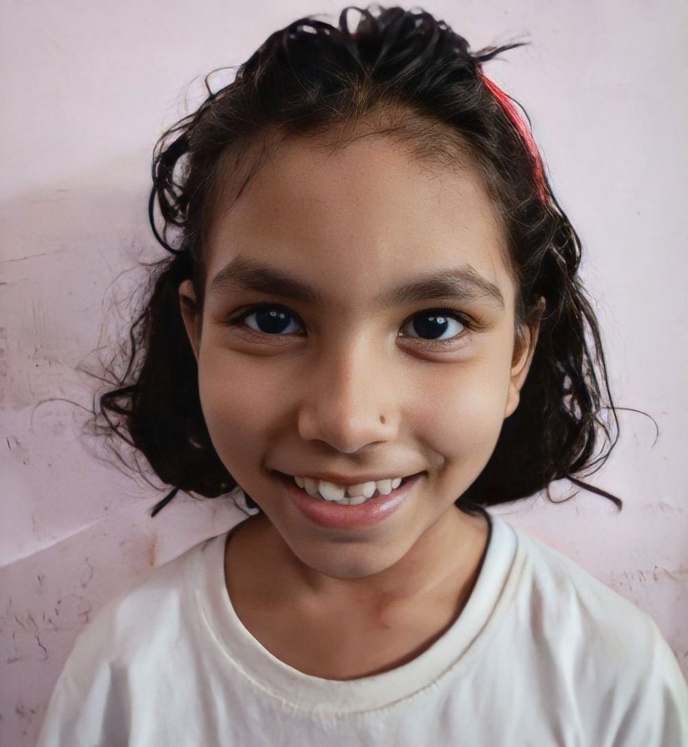 25Projectorg's tweet photo. Sanjana is 8yo &amp; lives in South Asia. Her father has a chronic illness &amp; is unable to work. Her mother takes care of the home, so they’ve had a financial crisis. Sanjana is now living in 25 Project’s Mercy Home. Sanjana loves to play and run 🏃🏻‍♀️. Sanjana hopes to be a teacher 👩🏻‍🏫 https://t.co/mFojboOUf9