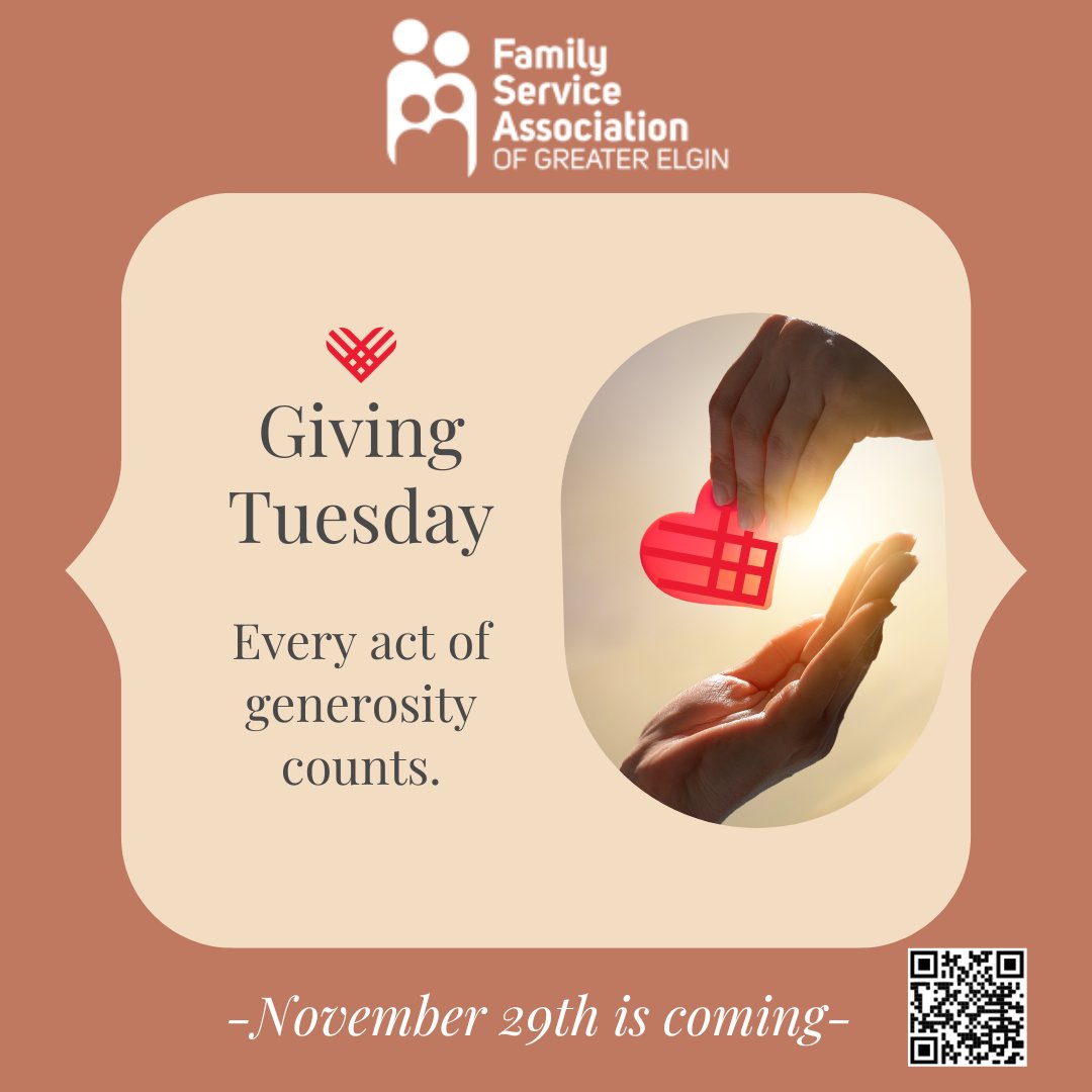 FSAElgin's tweet image. Donations received will support Mental Health Programs such as Crisis and Therapy Services. 

Click the link below to view a video of our crisis team in action in this week's client story. 
buff.ly/3zyhZW7 

#GivingTuesday #FSAElgin #MentalHealthMatters