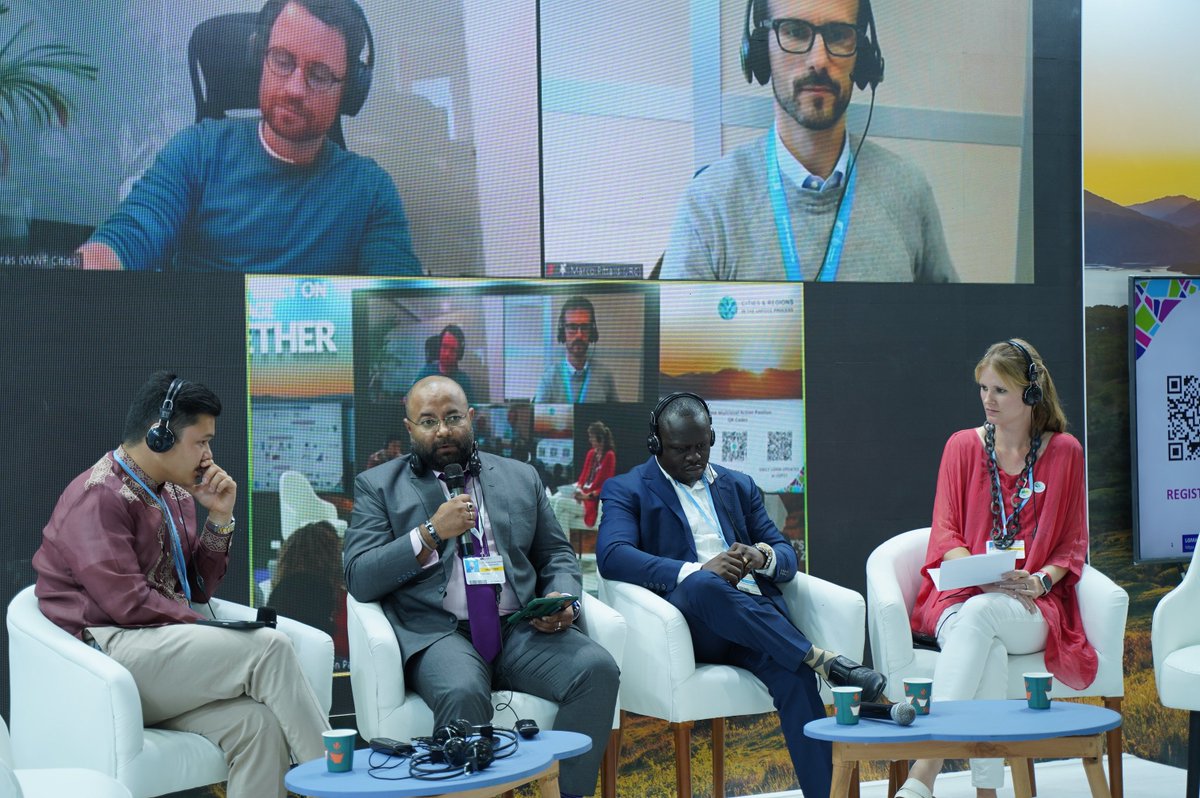 Universal access to sustainable, reliable and affordable energy must be part of a just energy transition embedded into national, state and local commitments. 
Interesting outcomes from the <a href="/Mayors4Climate/">Global Covenant</a> session on energy and poverty at #COP27 #LGMA  #Listen2Cities