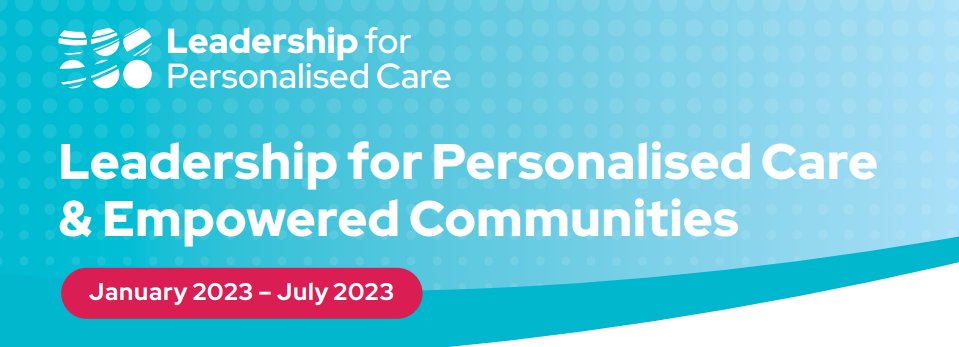 Leadership for Personalised Care Programme tweet media