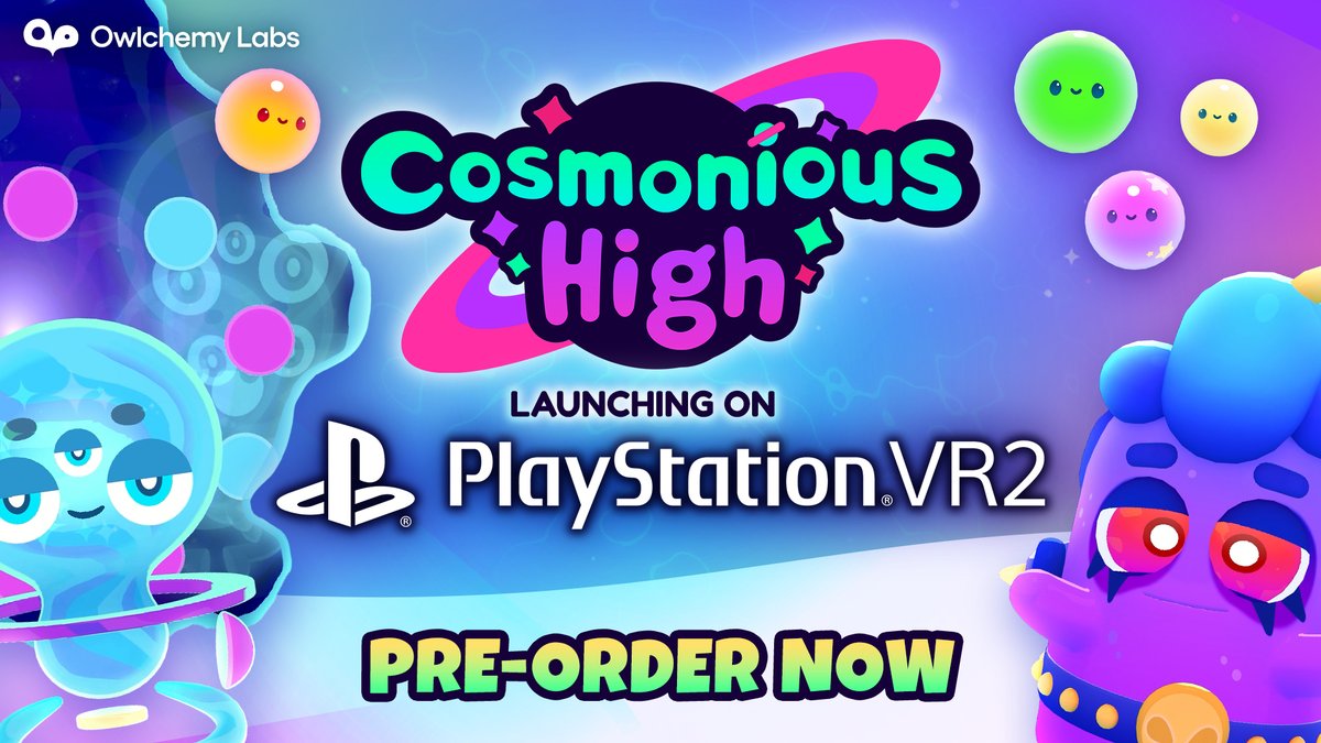 CosmoniousHigh's tweet image. Hey New Kid!
 
The Cosmonious High PS VR2 pre-orders are now live! Players with an active PlayStation Plus subscription can get the game for 20% off!

Classes start February 22nd, 2023 - Enroll today!

store.playstation.com/en-us/concept/…

#CosmoniousHigh #PSVR2 #virtualrealitygames