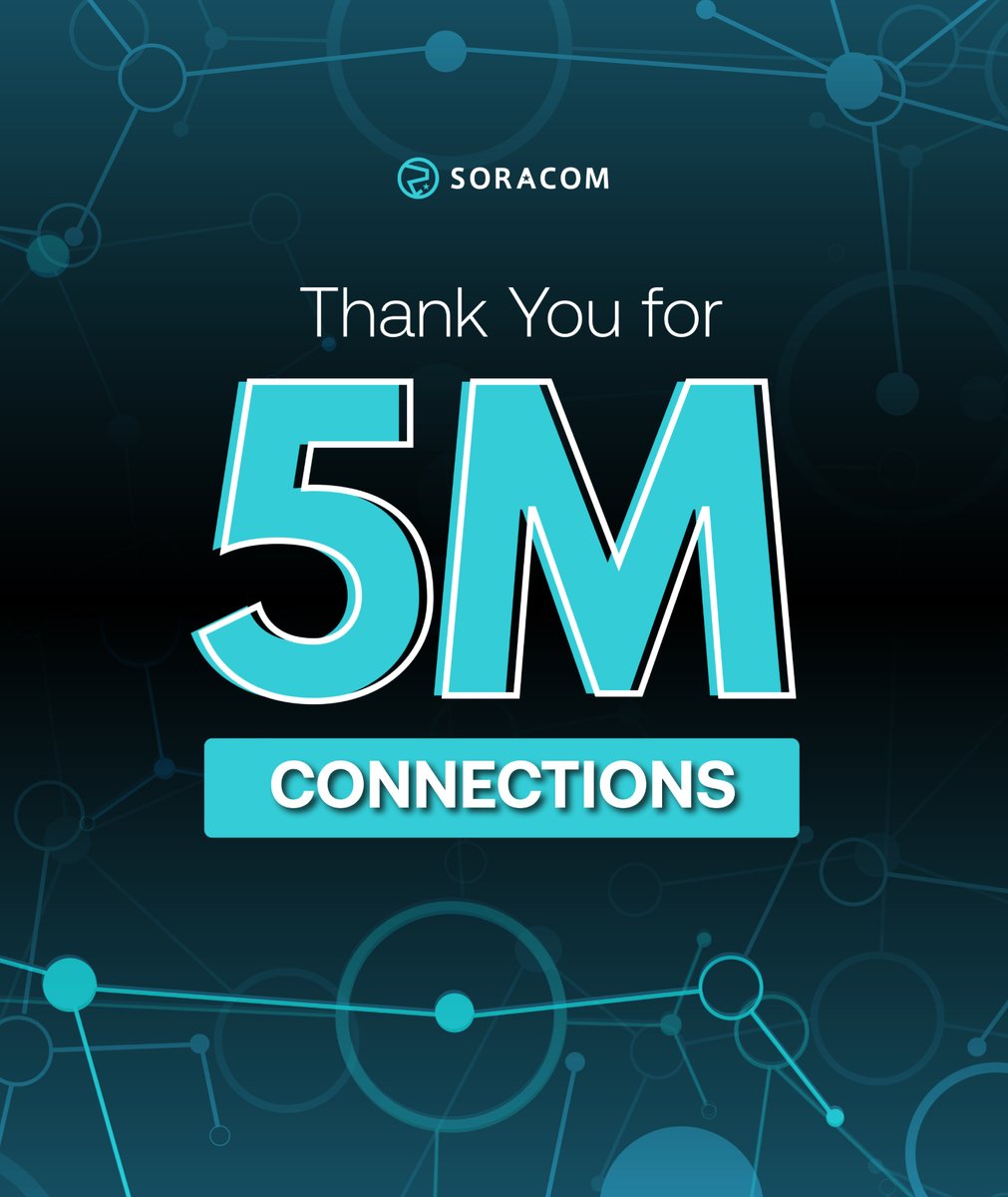 We are proud to be trusted by technical innovators around the world to support over 5 Million of their #connecteddevices.

We’re truly humbled by the ways our customers and partners are building new connected experiences and will continue to strive to make #IoT more accessible.