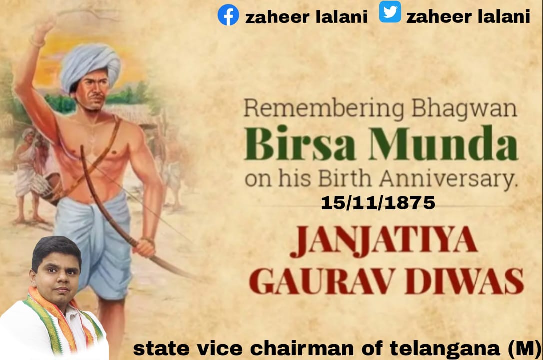 Remembering sacrifices of great personality #BhagwanBirsaMunda who fought for our motherland honor & indigenous culture we will fight until we fulfill his dreams for which he gave his life for the nation
#बिरसा_मुंडा_स्वाभिमान_दिवस