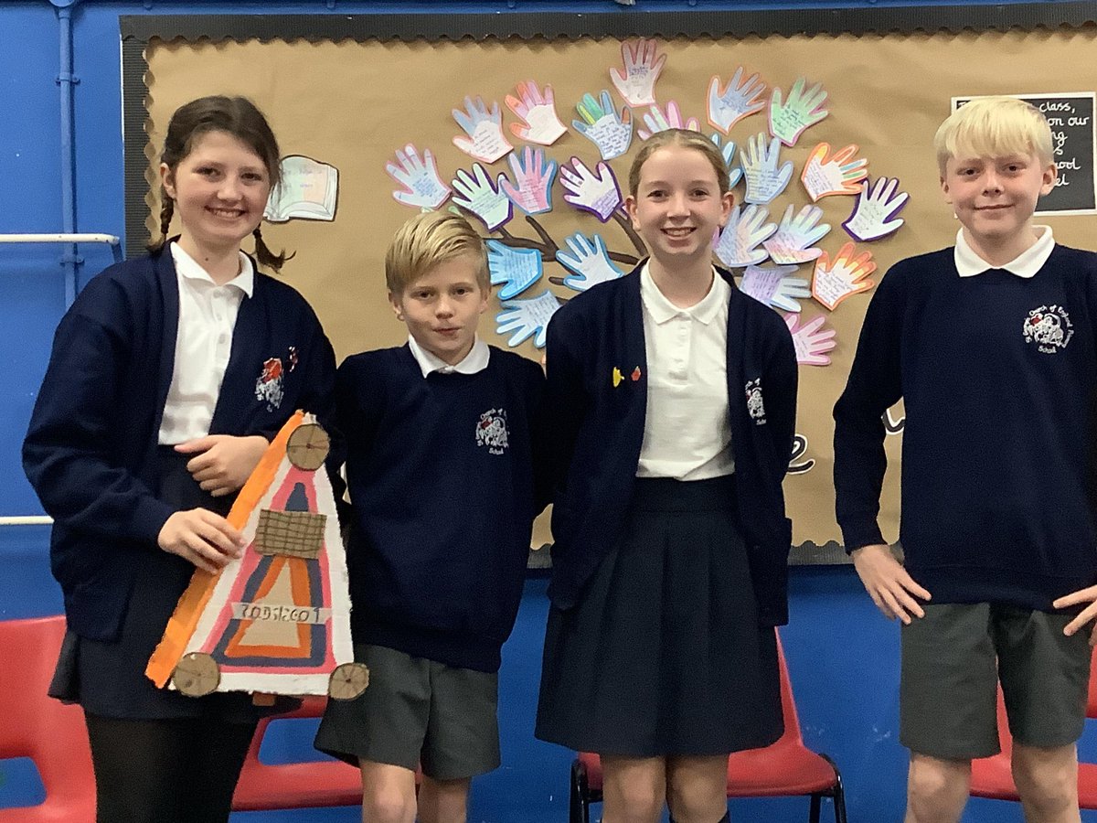 What fantastic ideas as part of <a href="/8billionideas/">8billionideas</a> #Roar2022 project.
Our KS2 class winners presented their fabulous ideas today and are patiently waiting for results to be counted.
Thank you to <a href="/lionsclubs/">Lions International</a> for their sponsorship