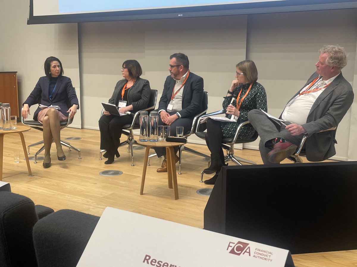 Next up is a panel discussion on what are some solutions to better engage with customers in financial difficulties - featuring <a href="/KarenCroxson/">Karen Croxson</a> from <a href="/TheFCA/">Financial Conduct Authority</a>, Morag McColm from <a href="/Nationwide/">Nationwide</a>, <a href="/FaithReynolds1/">Faith Reynolds</a> from Amplified Global and <a href="/StepChange/">StepChange</a>’s @Sloggerian and <a href="/Peter_Tutton/">Peter Tutton</a>.