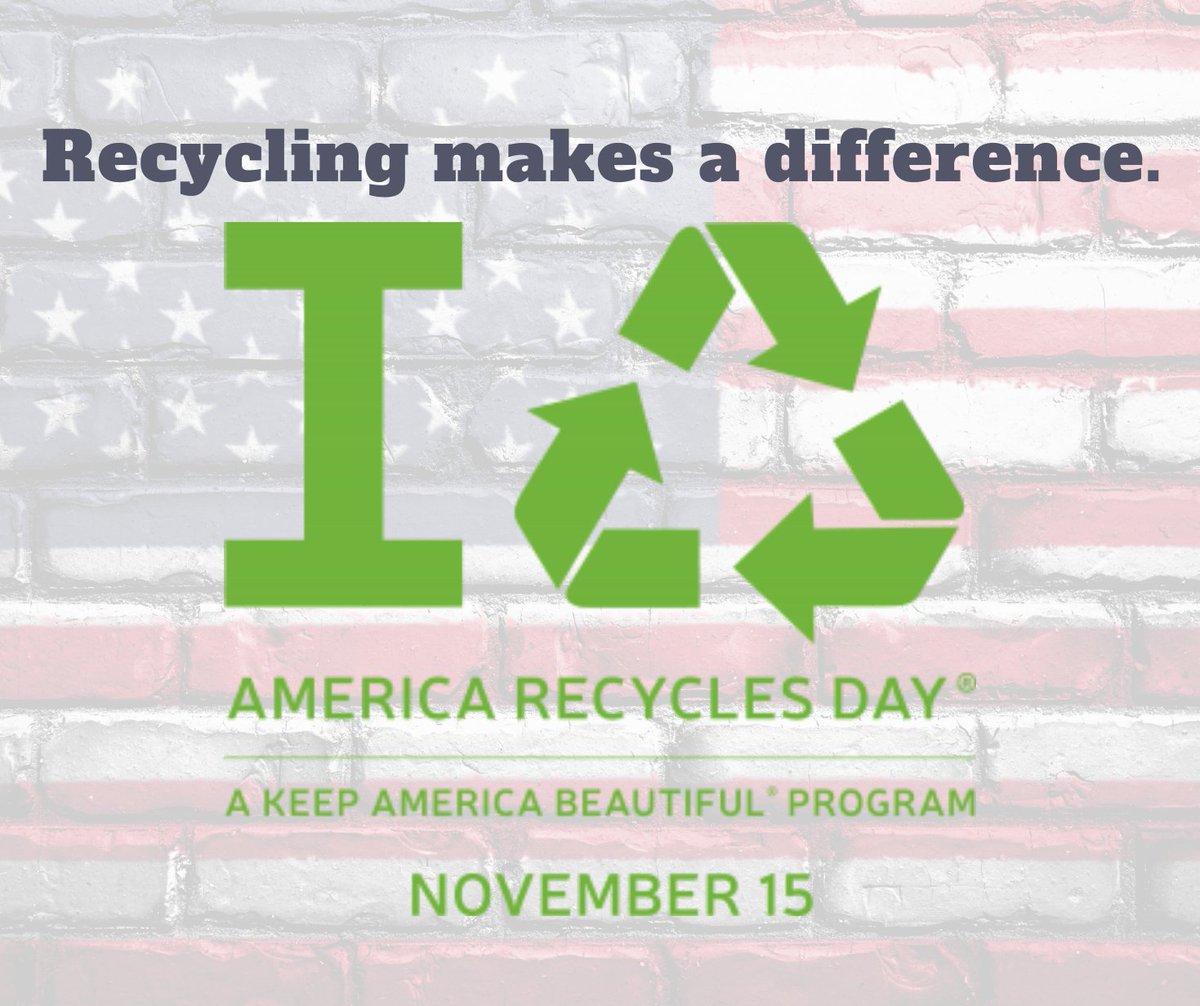 America Recycles Day is celebrated annually on November 15. Recycling makes a difference, thanks for doing your part and #recyclingright! 
Questions? Ask the RecycleCT Wizard recyclect.com or download the RecycleCT Wizard App.