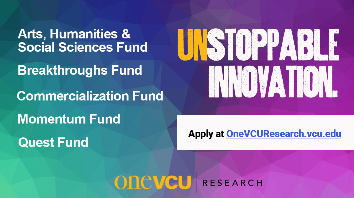 The OVPRI calls for VCU faculty to submit RFAs for internal funding opportunities of nearly $5M to support efforts in response to our strategic research plan. This includes a new opportunity to support large-scale external grant submission plans. Apply: bit.ly/3MeEOCu